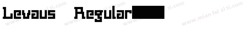 Levaus Regular字体转换